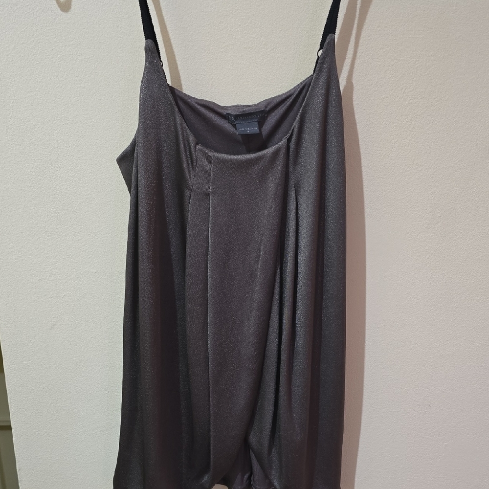 Armani Exchange Charcoal Camisole Top
